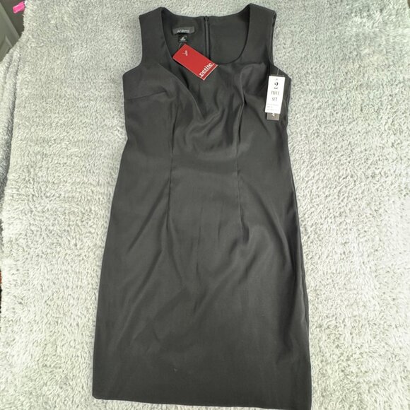 Womens 2-Piece Petite Dress Set By AGB W/Vibrant Jacket & Black Dress Office NWT - Picture 7 of 16